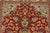 Red Fine Qom Rug 3’4” X 4’11” Red Wool/Silk Traditional Hand-Knotted Carpet For Sale - Image 8 of 12