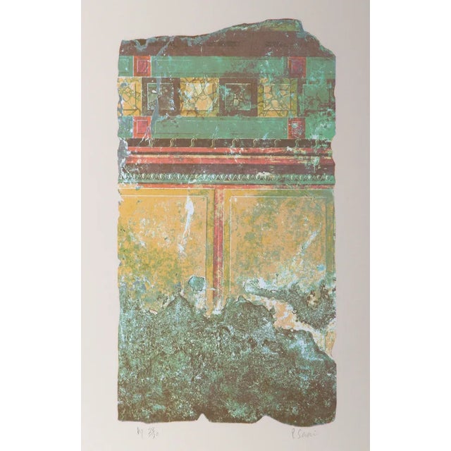 Peter Saari, "Yellow Fragment," Lithograph For Sale