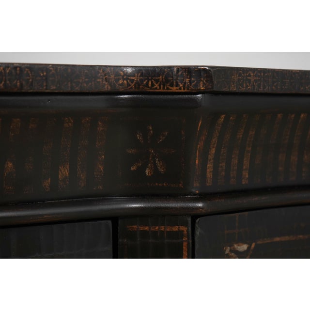 Ethan Allen Chinoiserie Decorated Credenza Console For Sale - Image 11 of 18