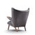 Mid 20th Century Hans Wegner for Ap Stolen Ap19 Mid Century Papa Bear Chair For Sale - Image 5 of 9