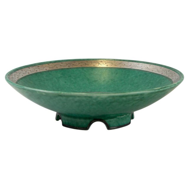 Argenta Silver Overlay Bowl by Wilhelm Kåge for Gustavsberg, Sweden, 1935 For Sale - Image 11 of 11