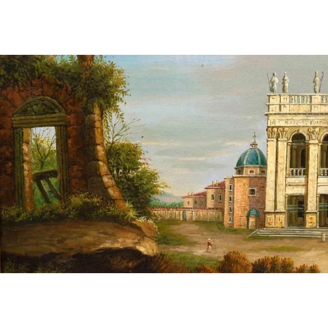 Ancient View of San Giovanni in Laterano, Painting, Early 20th Century For Sale - Image 3 of 8