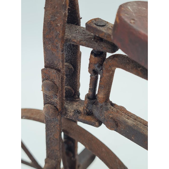Black Vintage Miniature Metal Tricycles, 1970s, Set of 2 For Sale - Image 8 of 12