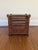 Wood Early 20th Century Antique Oak Ball and Stick Hinged Top Bin For Sale - Image 7 of 7