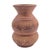 Rustic Tribal Style Terra Cotta Gourd Vase With Hand-Etched Geometric Motif For Sale - Image 3 of 7