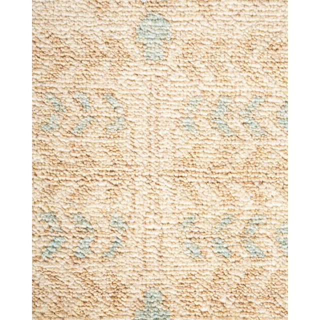 Traditional Eclectic, One-of-a-Kind Hand-Knotted Area Rug - Ivory, 9' 0" x 12' 6" For Sale - Image 3 of 8