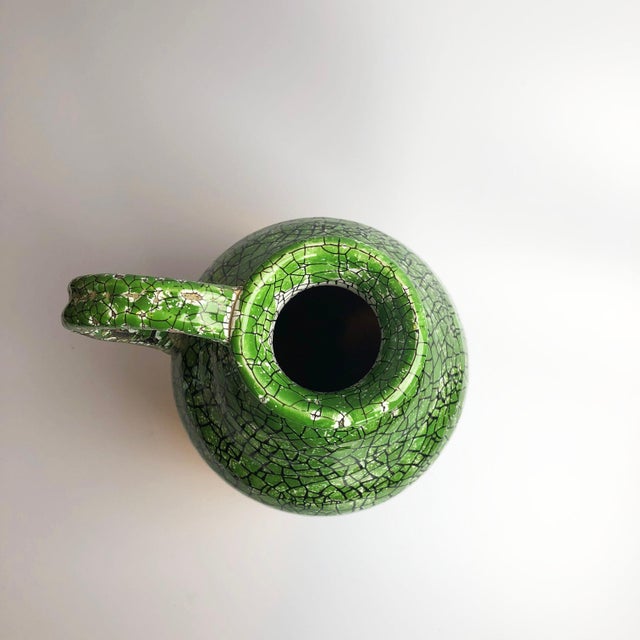 Rare Ceramic Jar in Crackle Glaze Technique For Sale - Image 10 of 17