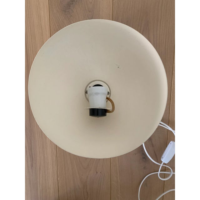 1960s Vintage Midcentury Modern Louis Kalff Style Light (1 of 2 Available) For Sale - Image 5 of 11