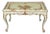 Italian Venetian Distressed Painted Louis XV Style Coffee Table For Sale