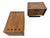 1960s Mid-Century Modern Lane Walnut & Rosewood Nightstands - Set of 2 - Refinished! For Sale - Image 5 of 11