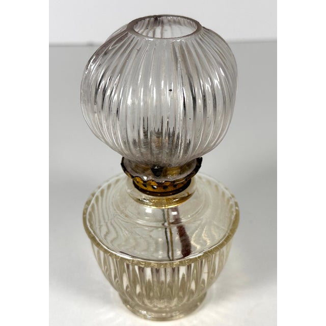 Glass Antique Miniature Glow Night Lamp No.0626 For Sale - Image 7 of 16