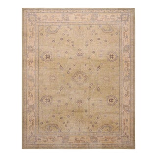 Rug & Kilim’s Oversized Traditional Cyrus Rug in Pistachio, 12x15 For Sale