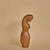 Vintage Female Form Carved Wooden Sculpture For Sale - Image 4 of 10