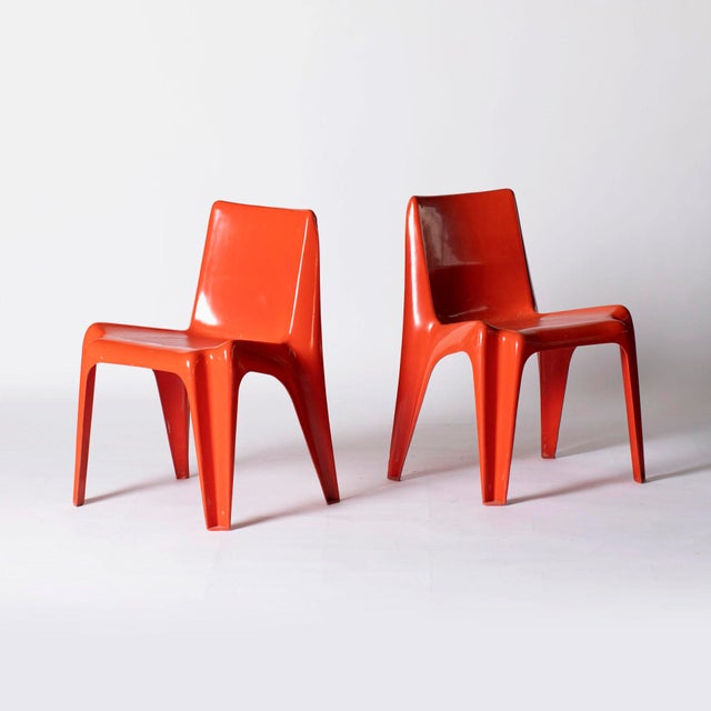 Ba1171 Stackable Chair by Helmut Bätzner for Bofinger, Germany, 1960s, in Good conditions. Designed 1960 to 1969 This...
