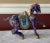 Late 20th Century Vintage Chinese Cloisonné Horse Figurine on Carved Wooden Base – 9 1/4” Long For Sale - Image 5 of 12