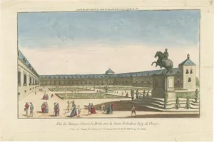 Huquier, Illustration of a Court in Berlin, 1760, Print