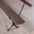 Wood Vintage English Church Bench in Cast Metal, 1940s For Sale - Image 7 of 13