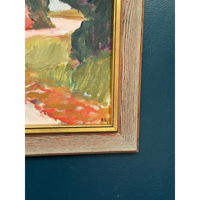 Bente Bjerregaard, Warm Day, France, 1982, Oil on Canvas, Framed For Sale - Image 11 of 18