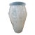 Sabino Paris Manta Raie Ray Sculpted Flower Blue Opalescent Glass Vase For Sale