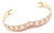 2010s Van Cleef & Arpels Perlee Diamond Clover Rose Gold Bangle Bracelet For Sale - Image 5 of 13