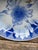 Vintage Japanese Porcelain Bowl With Peony & Butterfly Motif in Cobalt Blue For Sale In San Francisco - Image 6 of 11