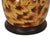 Early 21st-Century Hand-Painted Tortoiseshell-Patterned Art Ceramic Table Lamps For Sale In New York - Image 6 of 7