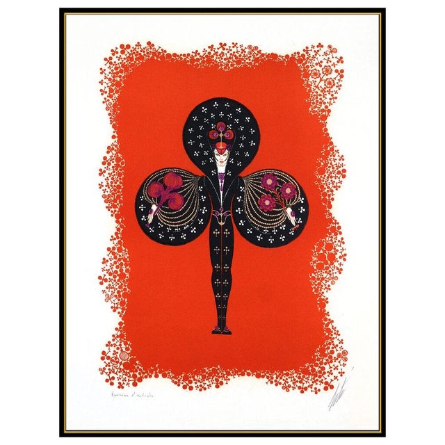 Art Deco 1970s Club, Erté For Sale - Image 3 of 6