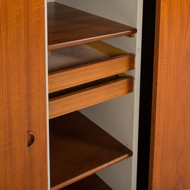 Large Wardrobe in Teak by Melvin Mikkelsen, Denmark, 1960s For Sale - Image 11 of 18