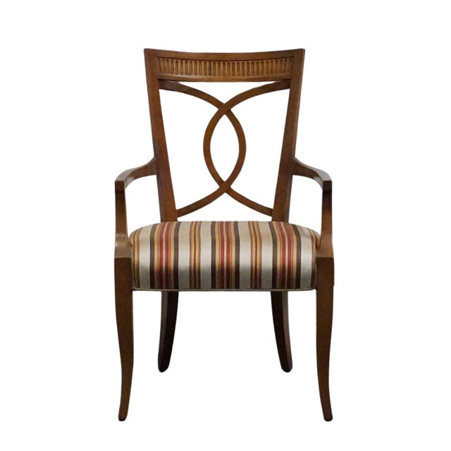 Contemporary Italian Style? Dining Arm Chair 37.5" High 22.75" Wide 23.5" Deep Seat: 20" High Arms: 25.5" High We...