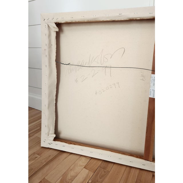 Contemporary Painting # 020299 by Van Bankston Abstract Minimal Modern For Sale - Image 3 of 4