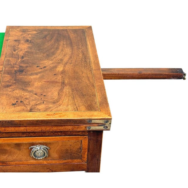 Brown Georgian Mahogany Patience Card Game Table, 1780 For Sale - Image 8 of 14
