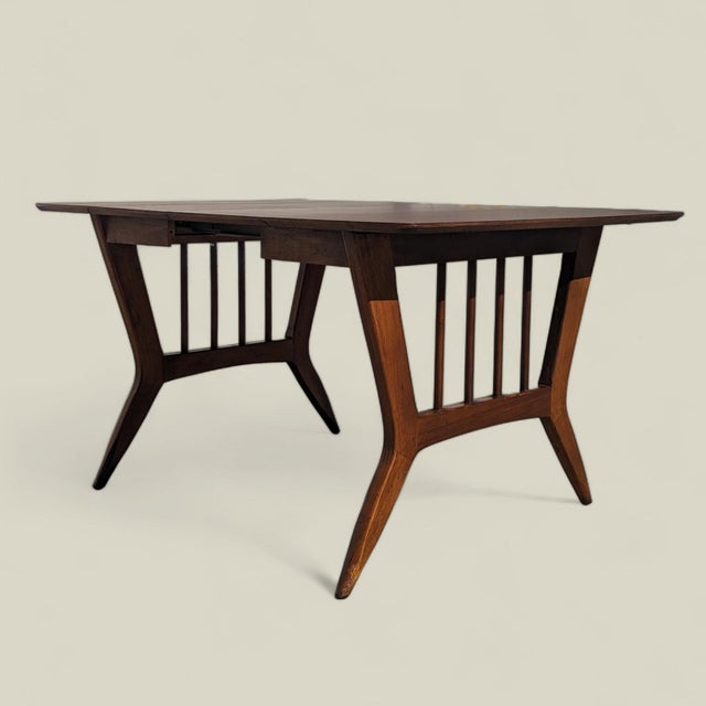 1960s Garrison Drop-Leaf Dining Table With Laminate Top For Sale - Image 10 of 10