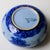 Late 20th Century Signed European (Flow Blue) Style Hand Painted Rounded Vase For Sale - Image 5 of 8