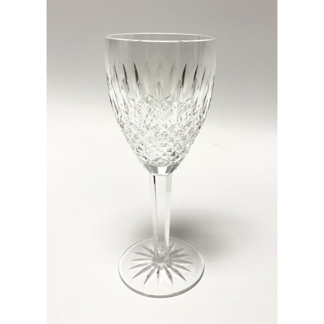 Waterford Crystal Late 20th Century Waterford Castlemaine Cut Crystal Water Goblets - Set of 8 For Sale - Image 4 of 5