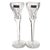 A most illustrious pair, these Waterford Marquis Canterbury crystal candle holders rise 8.5 inches with stately grace,...