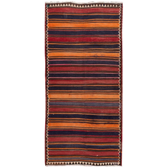 Mid-20th Century Vintage Kilim Runner Rug 5' 2" X 10' 10''. For Sale - Image 13 of 13