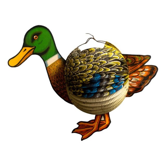 Paper Duck Lantern, West Germany, 1960s For Sale - Image 14 of 14