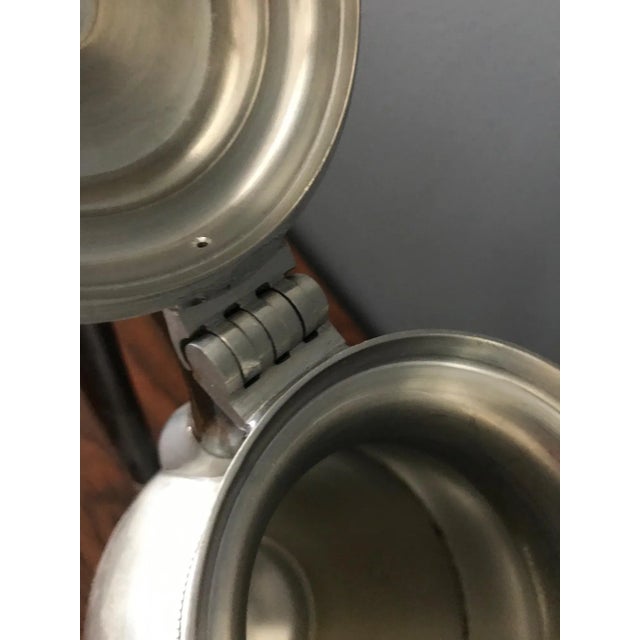 Art Deco Tin Tea & Coffee Service, Set of 5 For Sale - Image 4 of 16