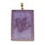 Estate 14K gold dragon lavender jade pendant. This vibrant tablet of lavender jade provides a stunning backdrop for the...