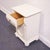 Wood Lexington Furniture Off White Painted Traditional Victorian Style 18" Cabinet Nightstand 509-623 For Sale - Image 7 of 15