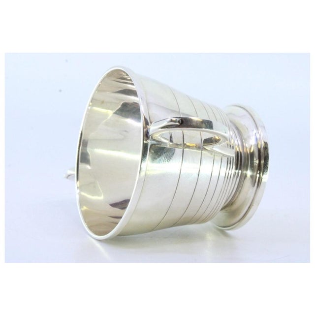 Silver Cup with Edge Friezes, Handles and Applications For Sale - Image 3 of 7