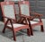 Estate Tropical Plantation/ Swedish Modern Teak Adirondack Chairs - A Pair For Sale - Image 12 of 17