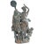 Art Deco Italian Bronze Harvest of Grapes Celebration For Sale