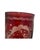 Red Cutout Glass Vase With Deer and Castle Design in Excellent Condition For Sale - Image 9 of 11