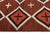 Textile Modern Navajo-Inspired Geometric Wool Rug – Handmade in Terracotta and Off-White For Sale - Image 7 of 11