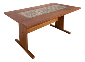 Mid-Century Danish Teak and Tile Dining Table by Gangso Møbler, 1960s