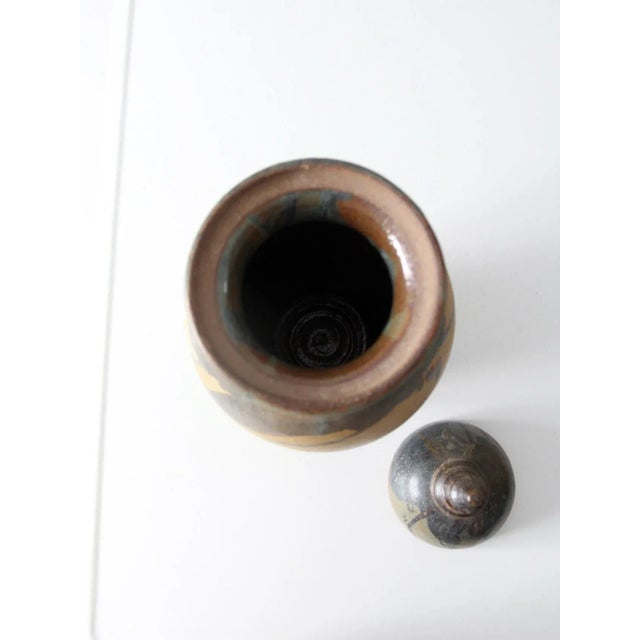 Vintage Studio Pottery Vase For Sale - Image 9 of 13