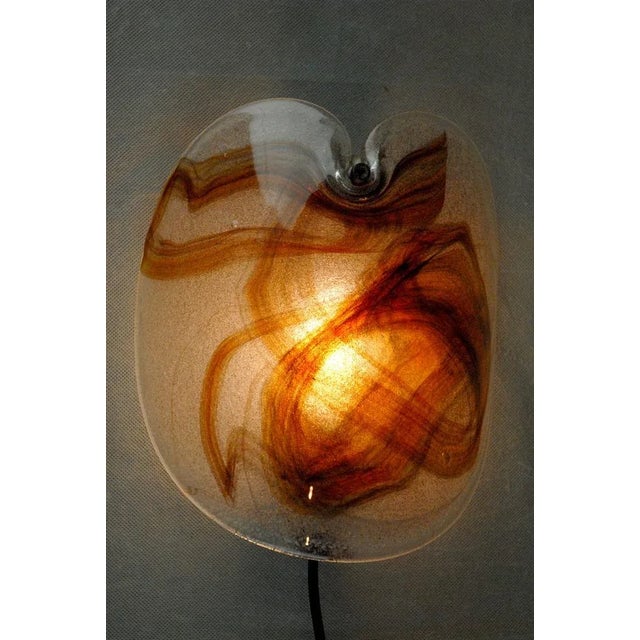 Mid-Century Modern Glass Sconce by Per Lutken for Holmegaard, 1972 For Sale - Image 3 of 10