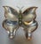 Mid 20th Century Mid 20th Century Mid Century Los Castillo Style Butterfly Tray Mixed Metals Brass Copper Silver Abalone For Sale - Image 5 of 12