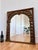 Early 20th Century Antique Spanish Revival Oak Wall Mirror With Geometric Carving For Sale - Image 5 of 11